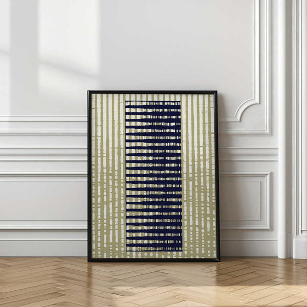 Tablou înramat „Geometric Pattern with Vertical Stripes” de Petr Strnad