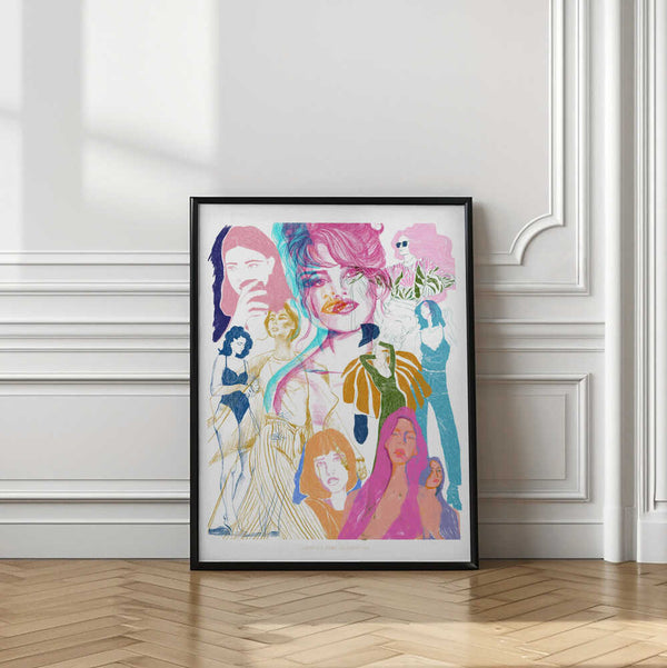 Tablou înramat „Jlr Collage1 Copy 3” de Jenny Liz Rome