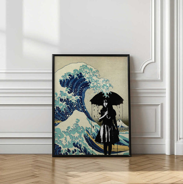 Tablou înramat „Under the Wave” de Dikhotomy