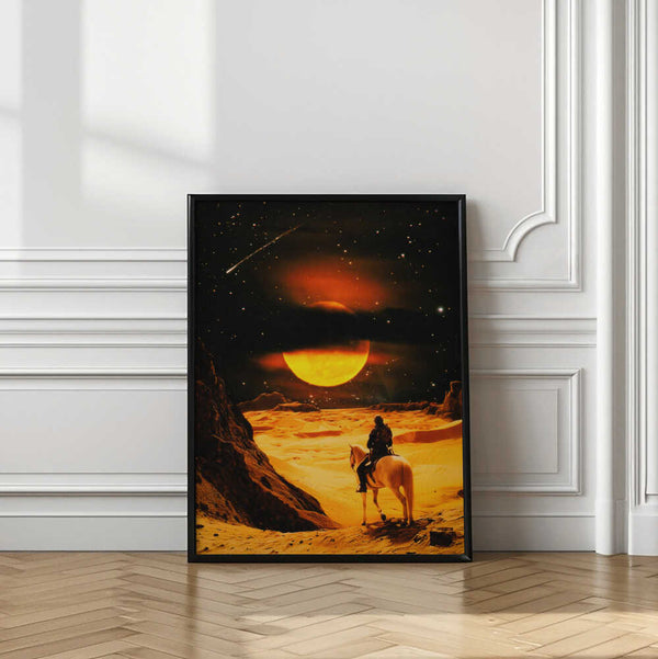 Tablou înramat „Western Space Adventure” de Taudalpoi