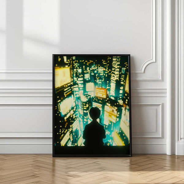 Tablou înramat „Overlooking Tokyo” de Taudalpoi
