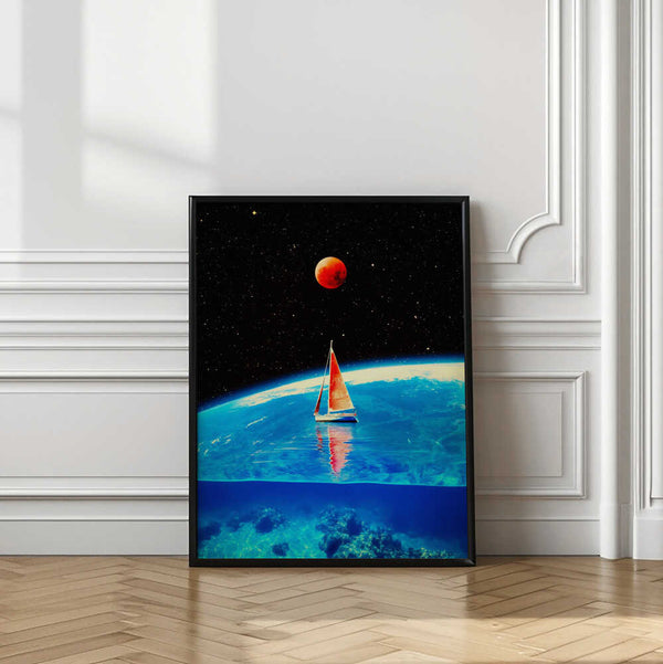 Tablou înramat „Sailboat 1” de Taudalpoi