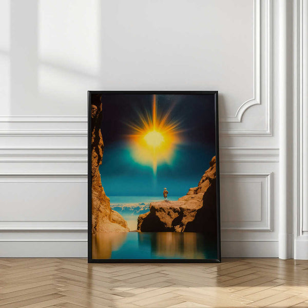 Tablou înramat „Voyager at the Edge of Light” de Taudalpoi