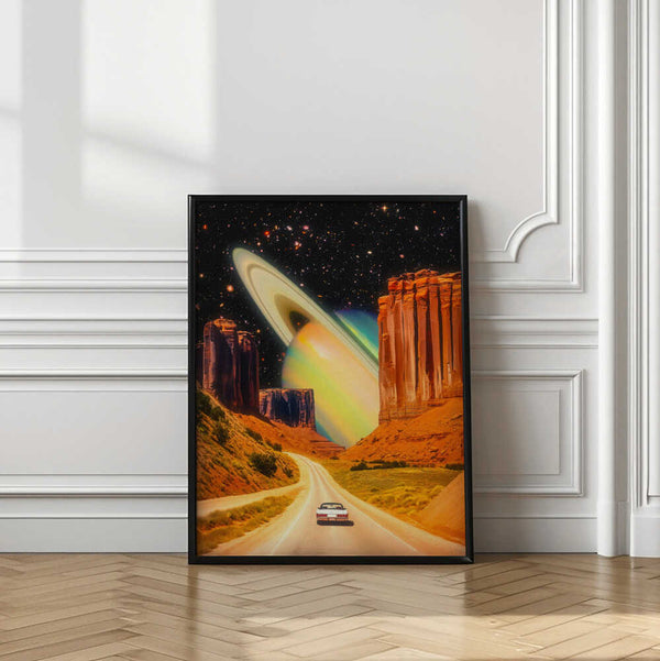 Tablou înramat „Road Trip to the Rings of Infinity” de Taudalpoi