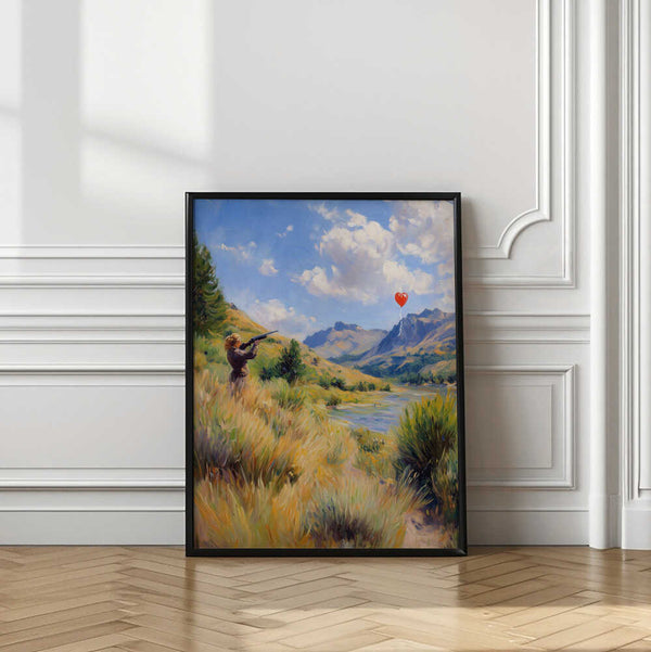 Tablou înramat „Shooting for love” de Dikhotomy