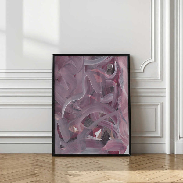 Tablou înramat „Pink abstract” de Maira Ribena