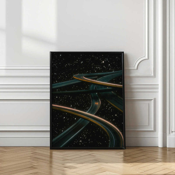 Tablou înramat „Driving Alone Thinking of You” de Taudalpoi