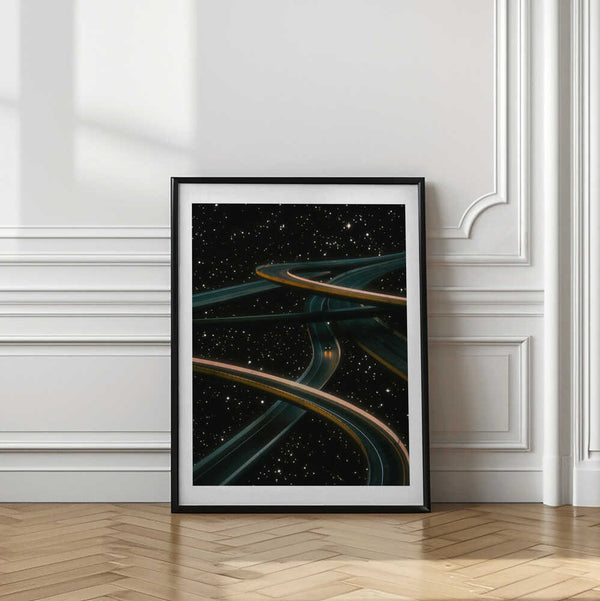 Tablou înramat „Driving Alone Thinking of You” de Taudalpoi