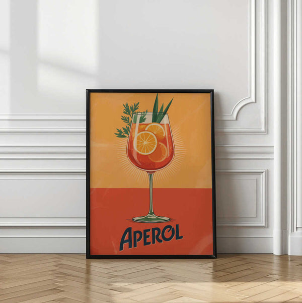 Tablou înramat „Aperol Vintage No 3” de Andreas Magnusson