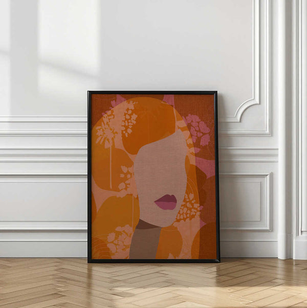 Tablou înramat „Floral Silhouette” de Dina Dankers