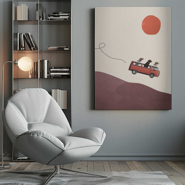 Tablou canvas „Adventure gang” de Maarten Léon