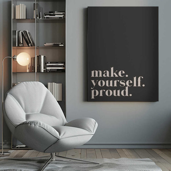 Tablou canvas „Motivational Phrase” de uplusmestudio