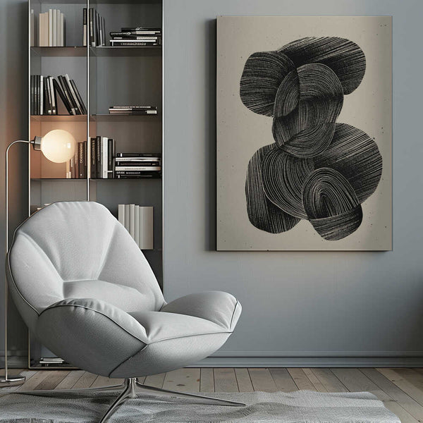 Tablou canvas „Fluid Echoes” de Treechild