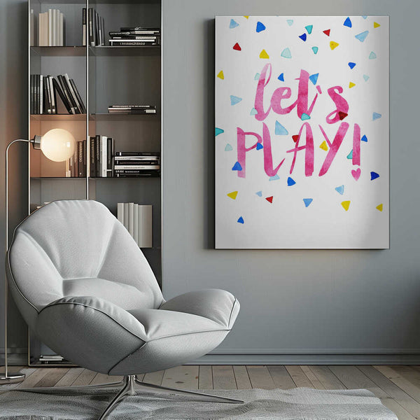 Tablou canvas „Playful Confetti Burst” de Treechild