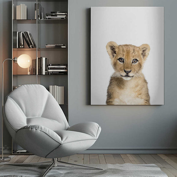 Tablou canvas „Baby Lion” de Kathrin Pienaar