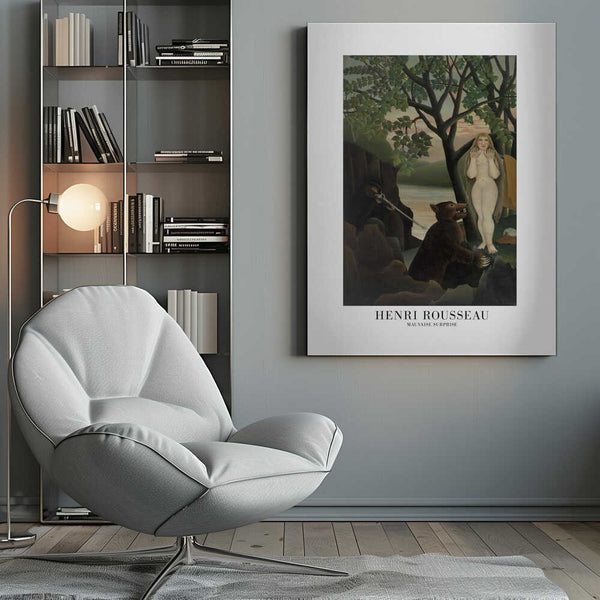 Tablou canvas „Mauvaise Surprise” de Henri Rousseau