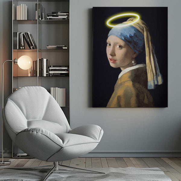 Tablou canvas „Girl With A Halo” de Artelele