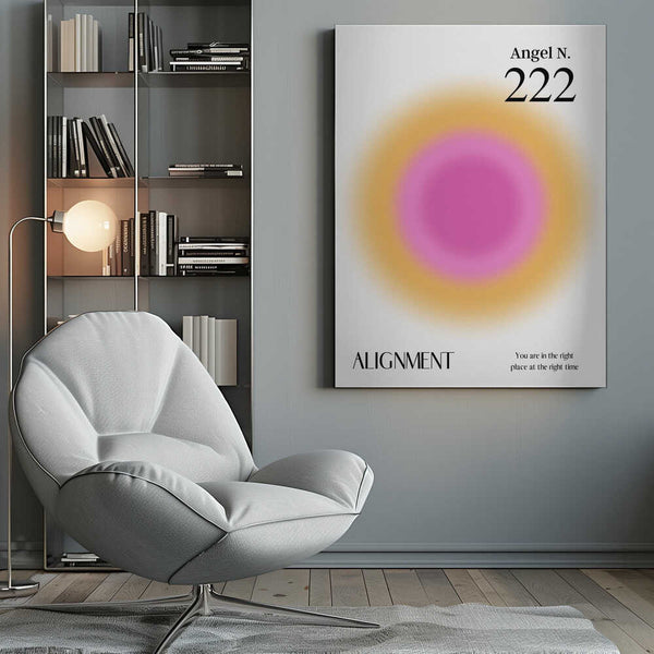 Tablou canvas „Angel Number 222” de Amélie
