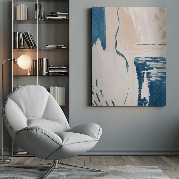 Tablou canvas „Calm Blues-2” de Sally Ann Moss