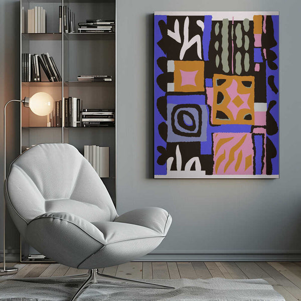 Tablou canvas „Colorful Geometry” de Treechild