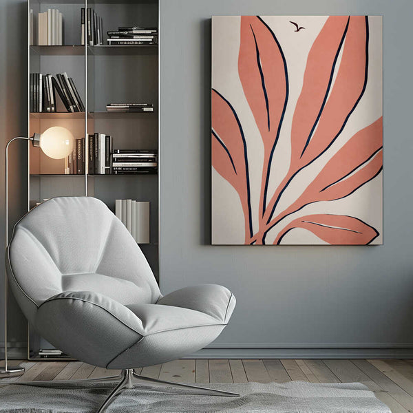 Tablou canvas „Ophelia Rosé” de Kubistika