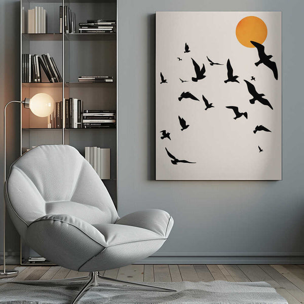 Tablou canvas „Dancing In the Sky” de Kubistika