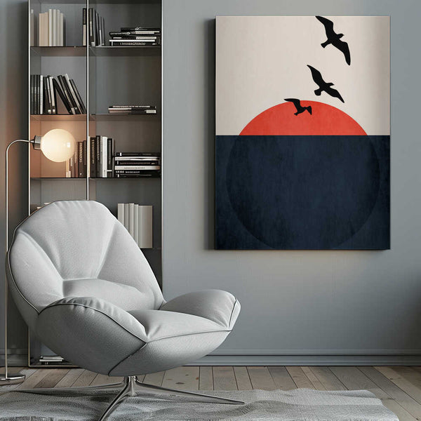 Tablou canvas „Sunset Breeze” de Kubistika