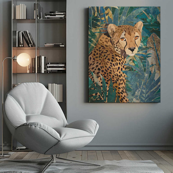 Tablou canvas „Cheetah In the Jungle 2” de Sarah Manovski
