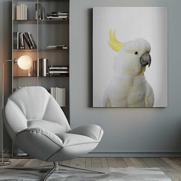 Tablou canvas „Peekaboo Cockatoo” de Lola Peacock