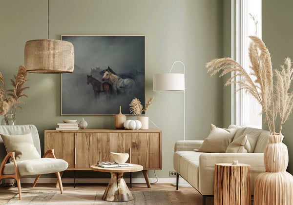 Tablou canvas „The lost horses” de Hüseyin Taşkın