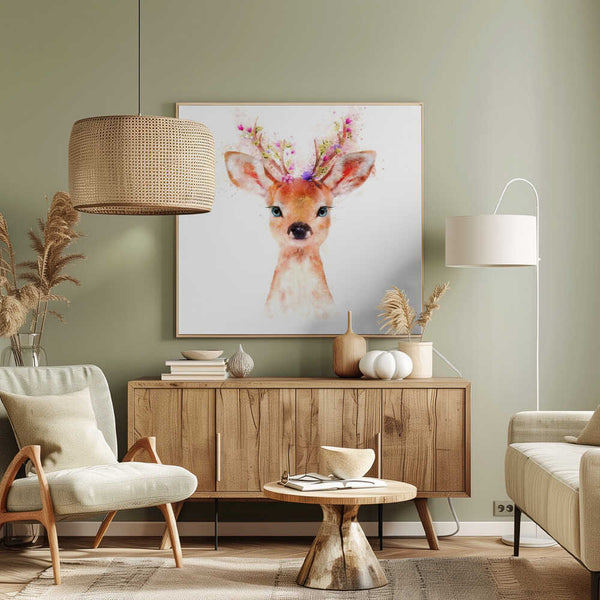 Tablou canvas „Blossom Antlers” de Emel Tunaboylu