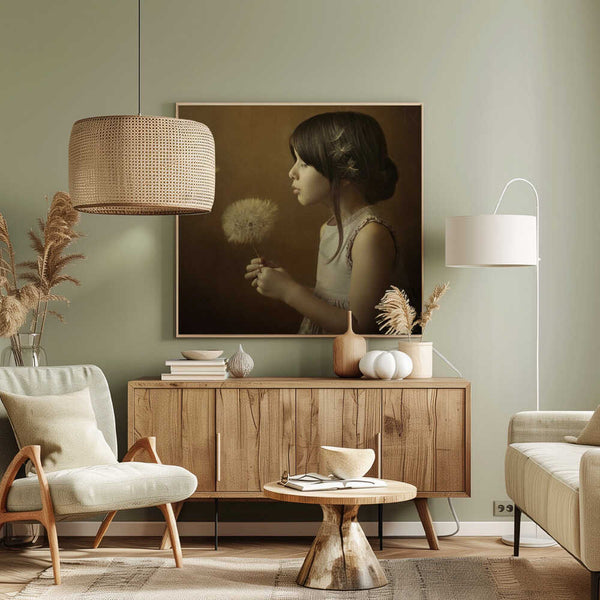 Tablou canvas „A Dandelion Poem” de Svetlana Bekyarova