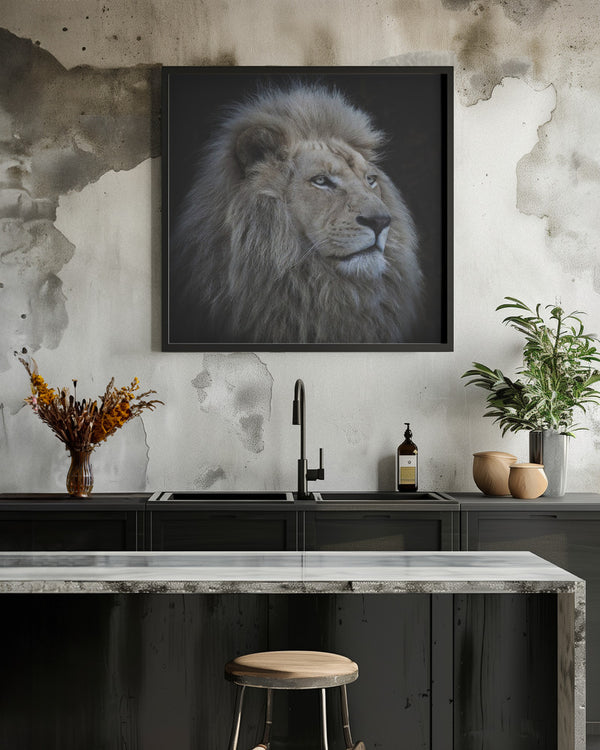 Tablou înramat „Proud Lion” de Louise Wolbers