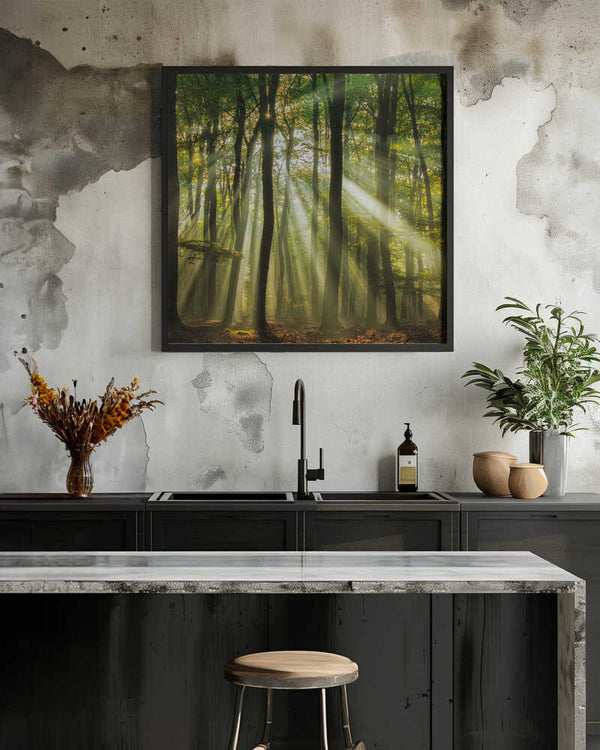 Tablou înramat „Sunny start to the day ........” de Piet Haaksma