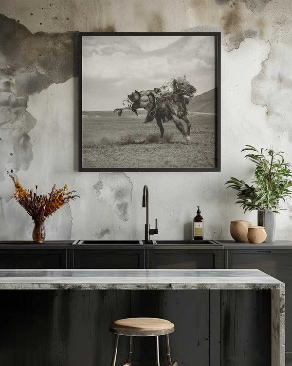 Tablou înramat „Galloping” de Rachel Pansky