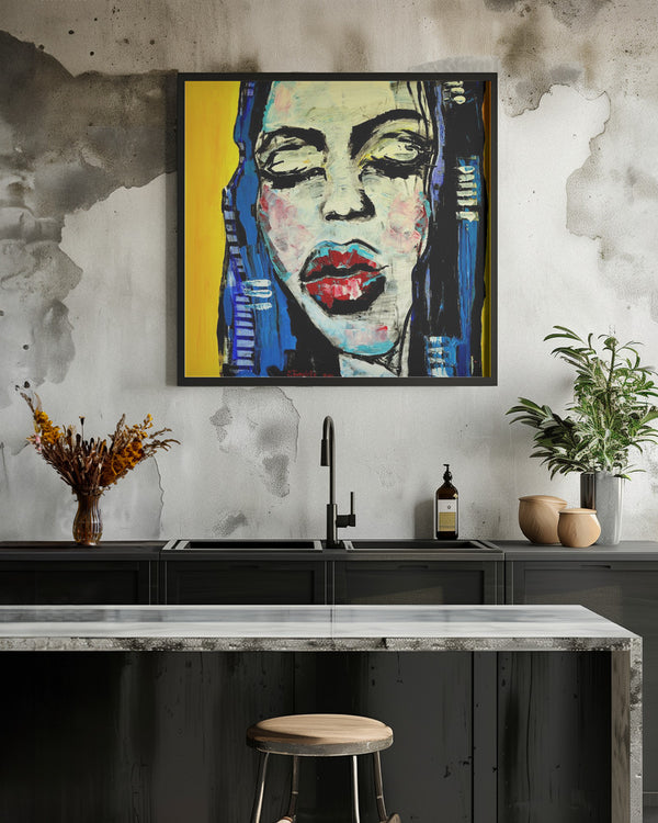 Tablou înramat „Magdalena or waiting room” de Julija Belickienė