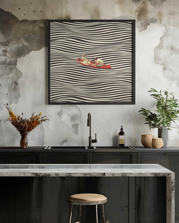 Tablou înramat „The Real Boat Trip” de Taudalpoi