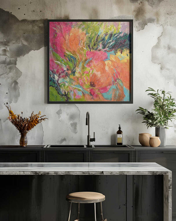 Tablou înramat „Vibrant Blossom Burst” de Dorothy Fagan