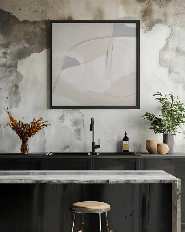 Tablou înramat „Gestual #8” de Alma