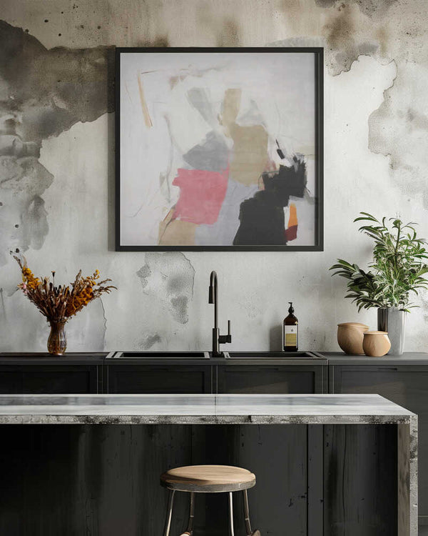 Tablou înramat „Action painting III” de Alma