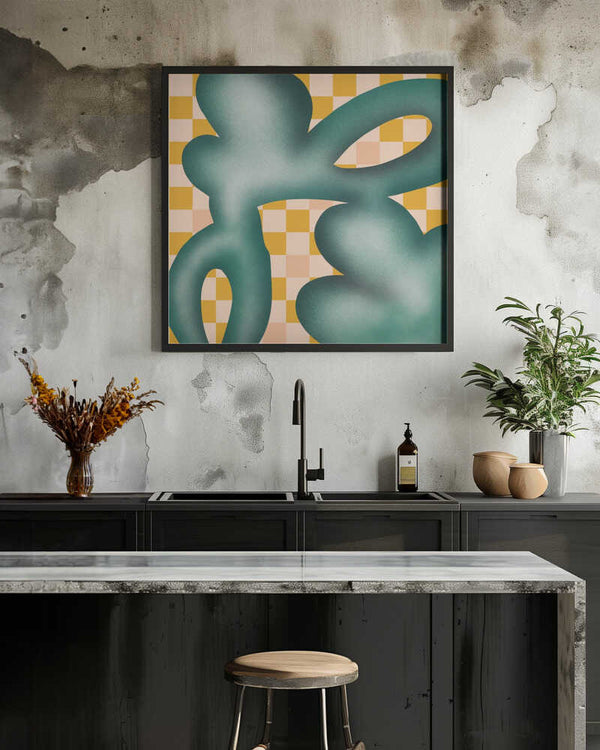 Tablou înramat „Colorful Geometric Patterns” de Little Dean