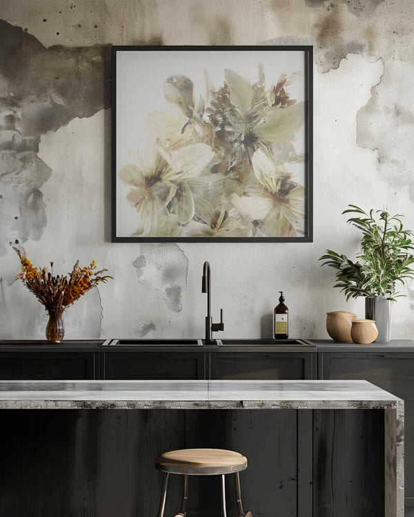 Tablou înramat „Hill Flowers” de Dan Hobday