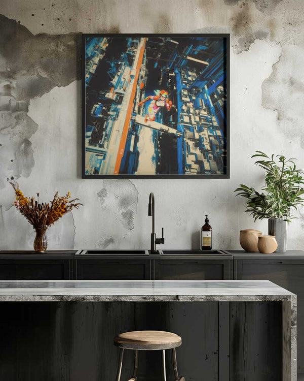 Tablou înramat „Superheroine” de Taudalpoi