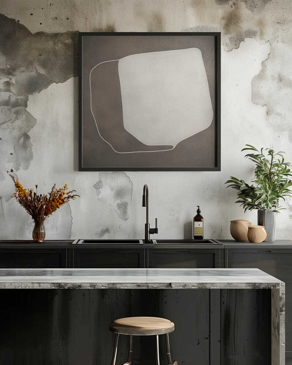 Tablou înramat „Line and shape II” de Alma