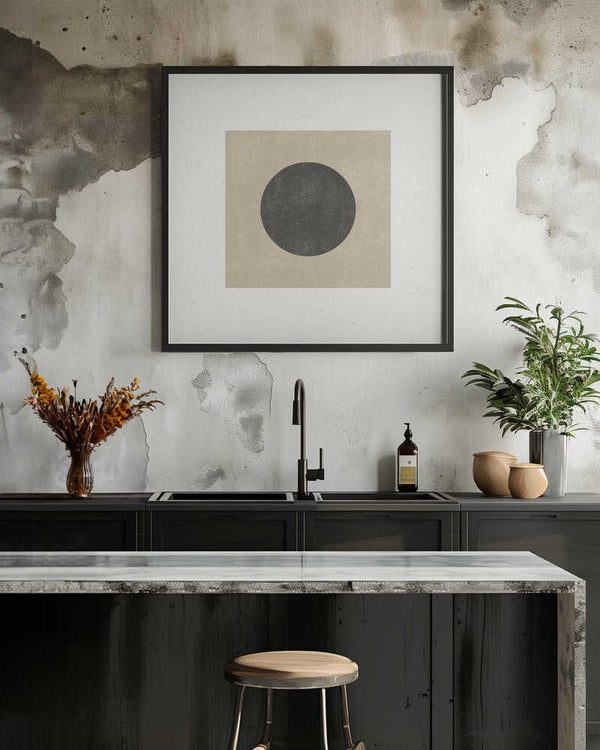 Tablou înramat „Eclipse Silence” de THE MIUUS STUDIO