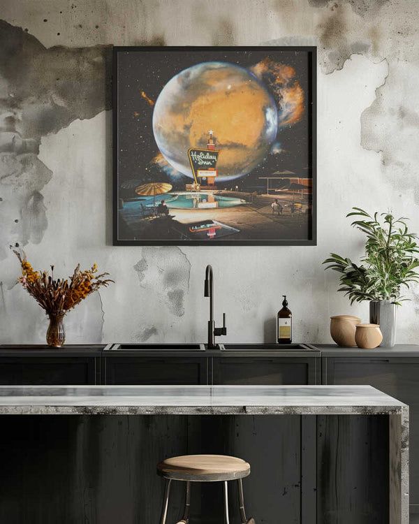 Tablou înramat „The Space Hotel” de Taudalpoi