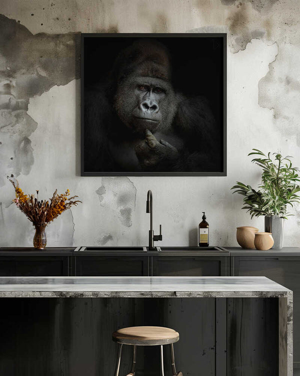 Tablou înramat „ego cogito, ergo sum” de Antje Wenner-Braun