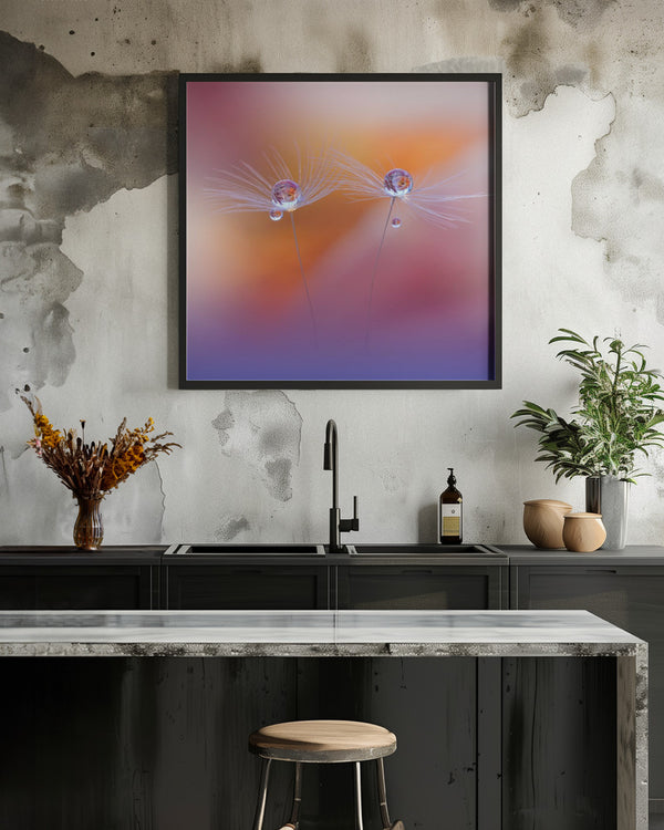 Tablou înramat „Two Worlds” de Juliana Nan