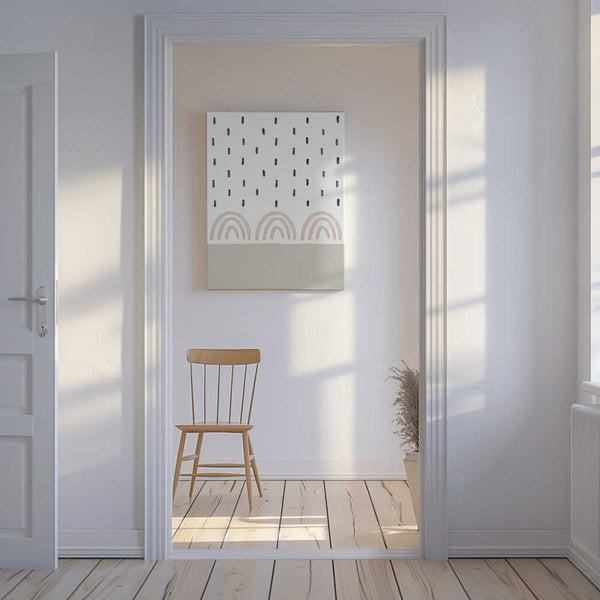 Tablou canvas „Muted Rainbows Sky” de uplusmestudio