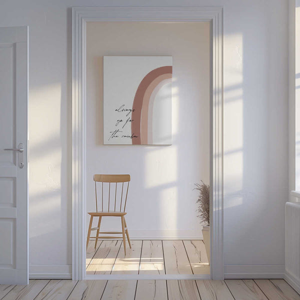 Tablou canvas „Chasing the Rainbow” de uplusmestudio